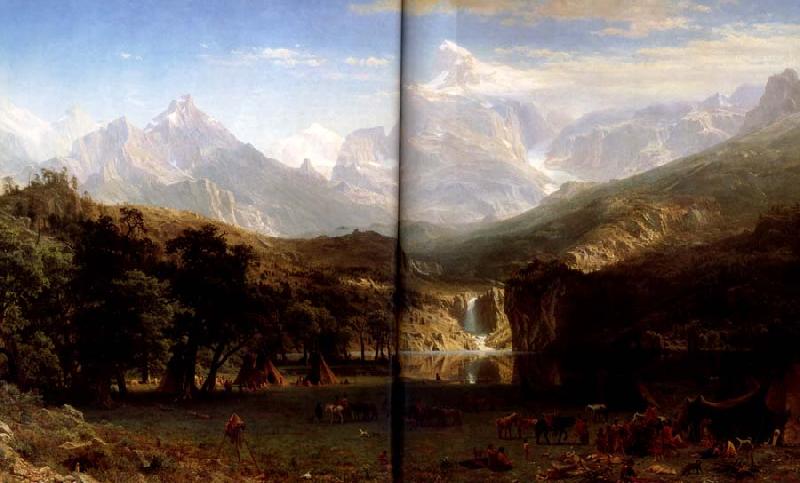 Albert Bierstadt Les Montagnes Rocheuses,Lander's Peak France oil painting art